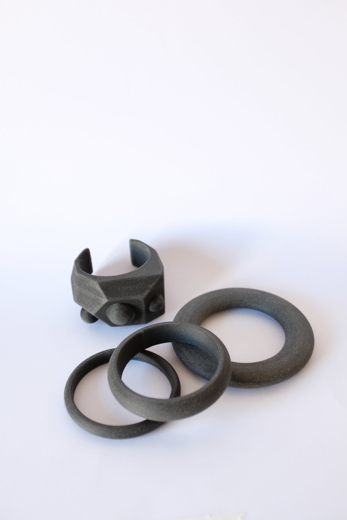 Black Bracelets Set